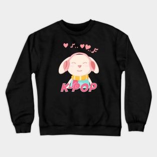 K-pop Bunny Crewneck Sweatshirt